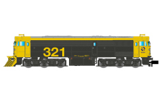 Arnold HN2632S - N - Diesellok BR 321 mit Schneepflug, RENFE, Ep. V - DC-Sound